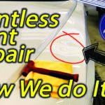 Paintless dent repair process